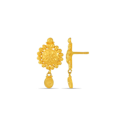 Rubina Traditional Gold Earrings