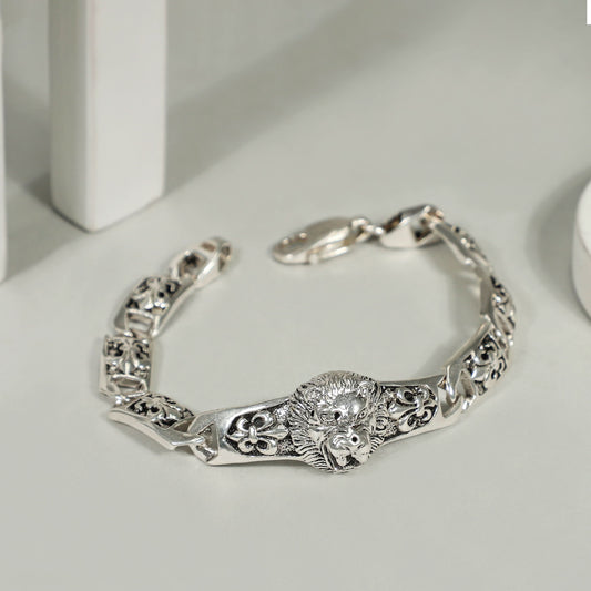 Elegant Silver Bracelet For Him