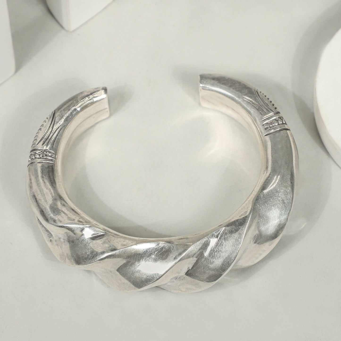 Devika Charming Silver Cuff Bracelet