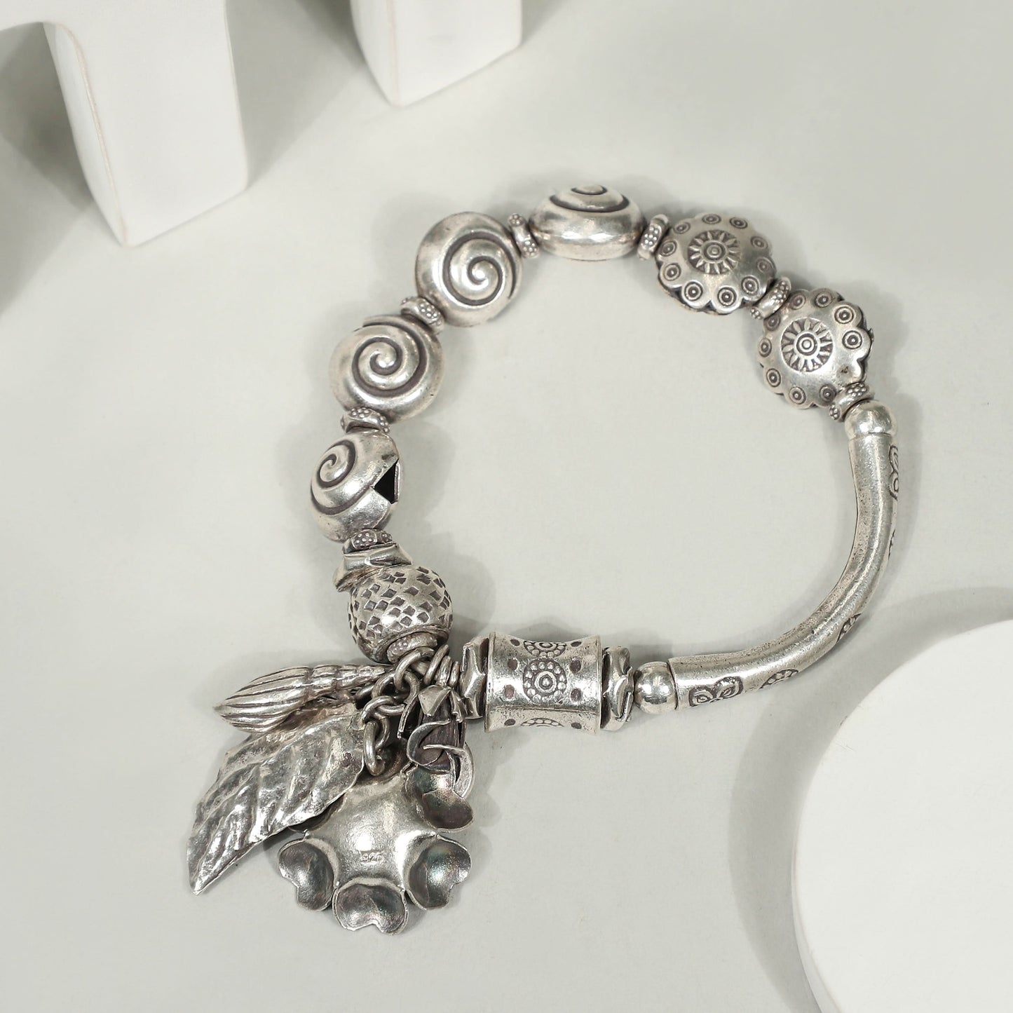 Naviya Dazzling Silver Bracelet