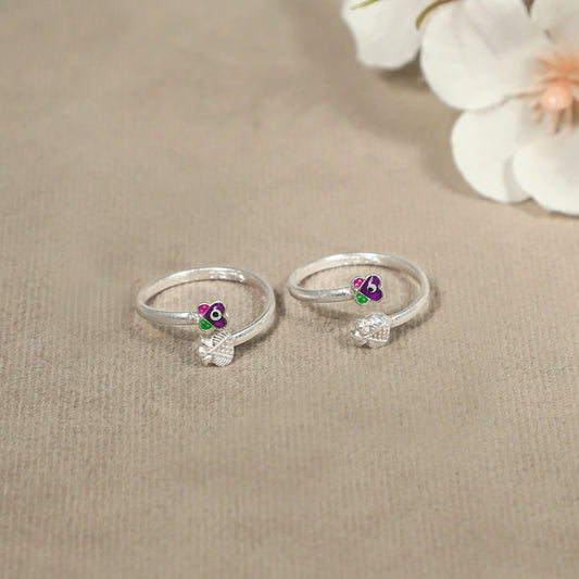 Splendid Silver Toe Rings