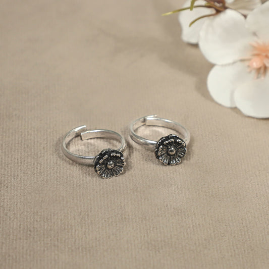 Eclectic Silver Toe Rings