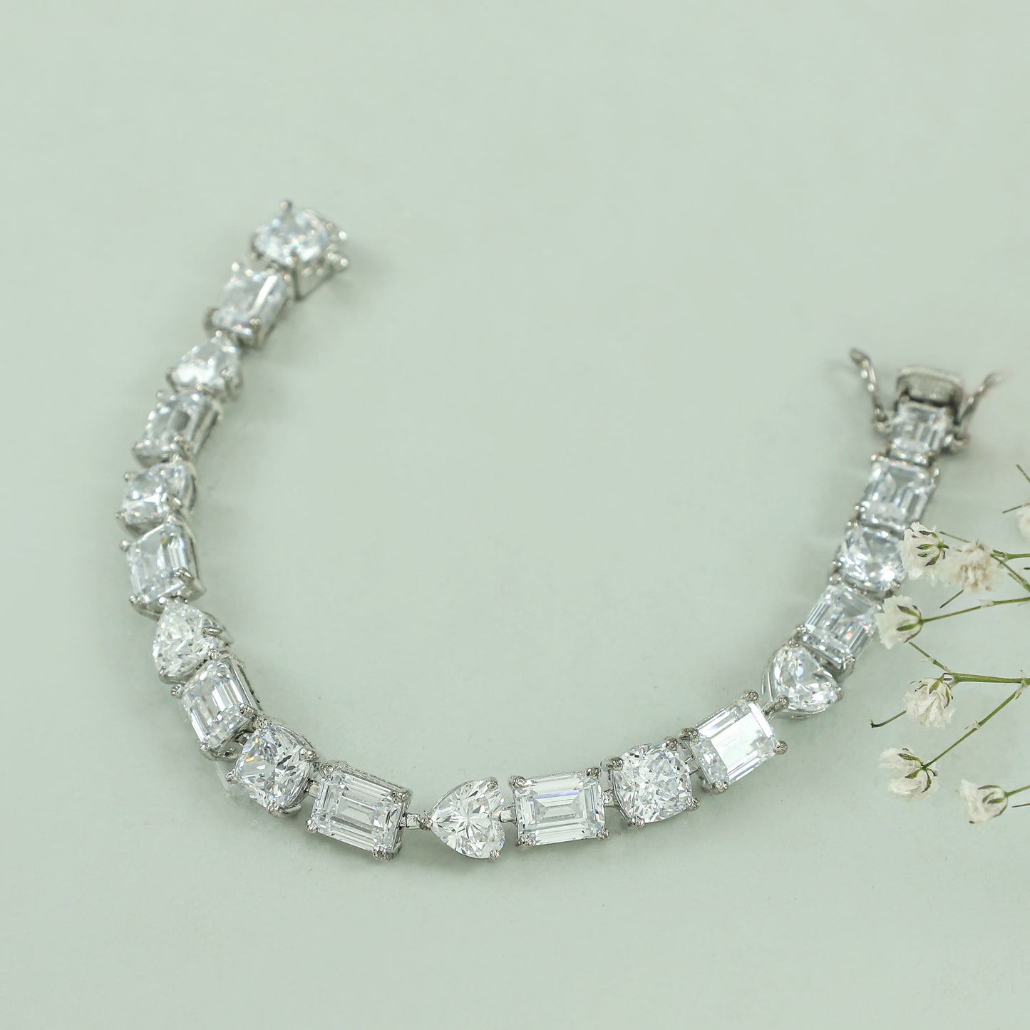 Beautiful Swarovski Silver Bracelet