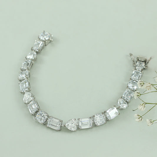 Precious Silver Swarovski Bracelet