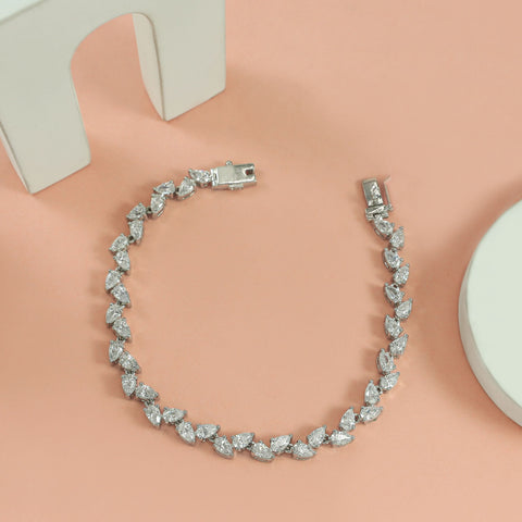 Dreamy Swarovski Silver Bracelet