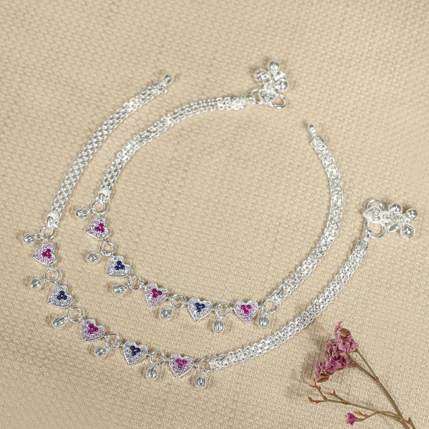 Beautiful Silver Anklets