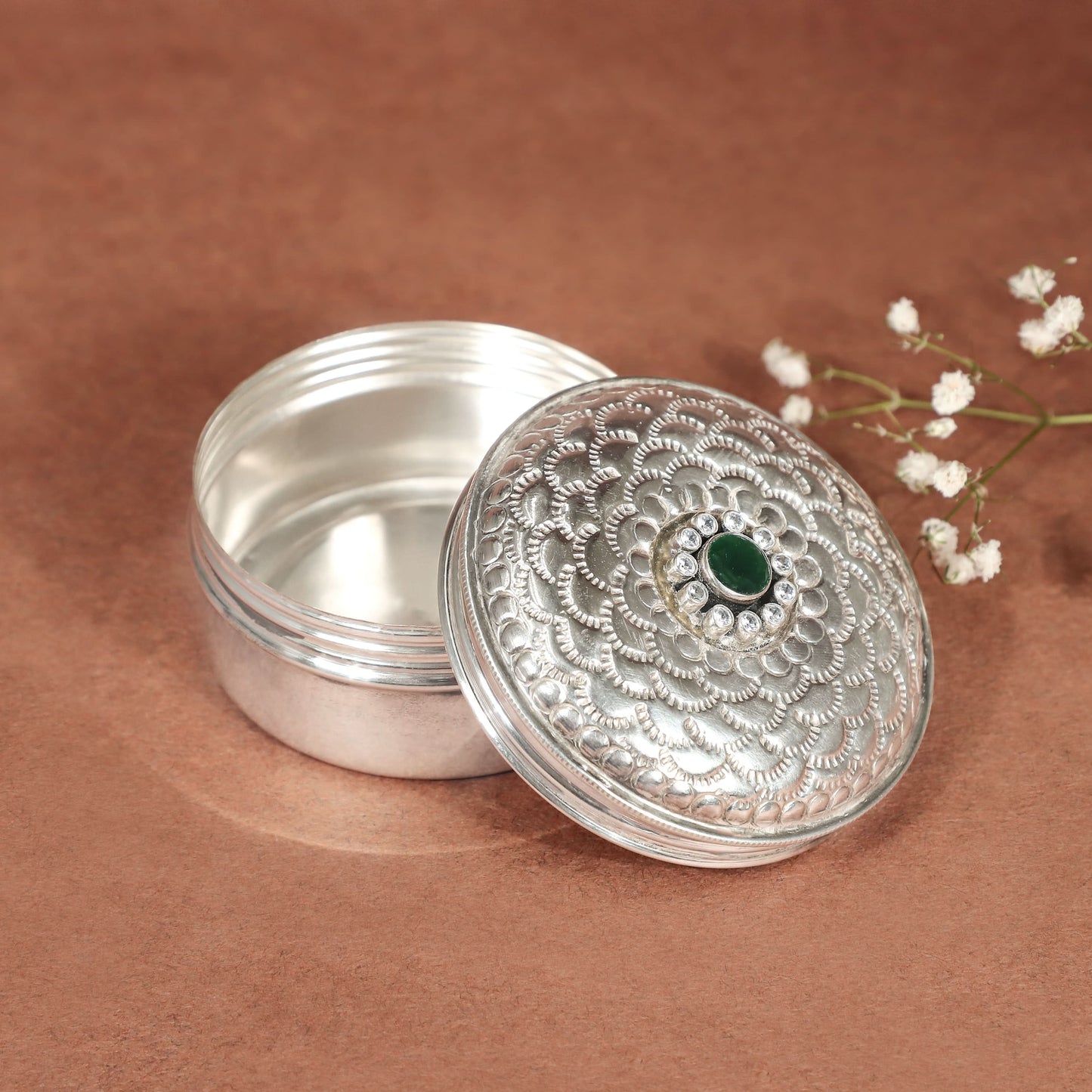 Gleaming Silver Multipurpose Box