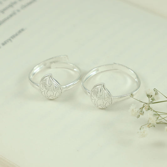 Chandni Silver Toe Rings