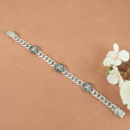 Ravishing Silver Bracelet For Him