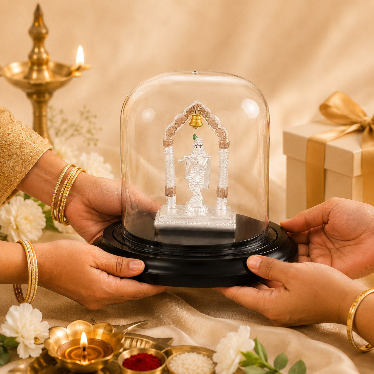 Govinda Classy Silver Idol