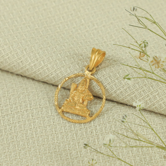 Alluring Shankara Gold Pendant