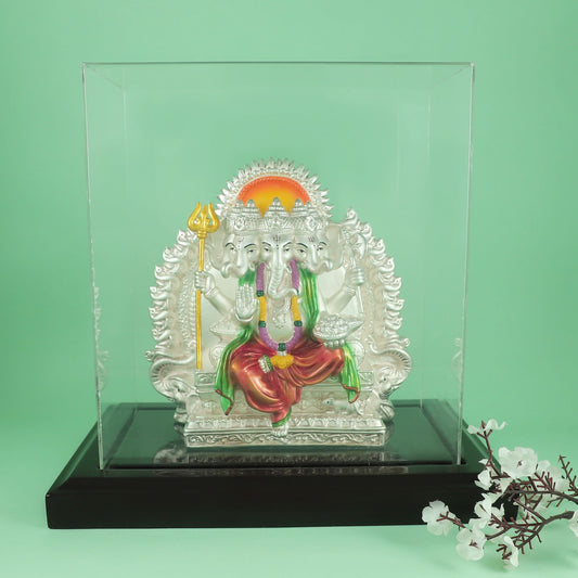 Splendid Ganesha Silver Idol