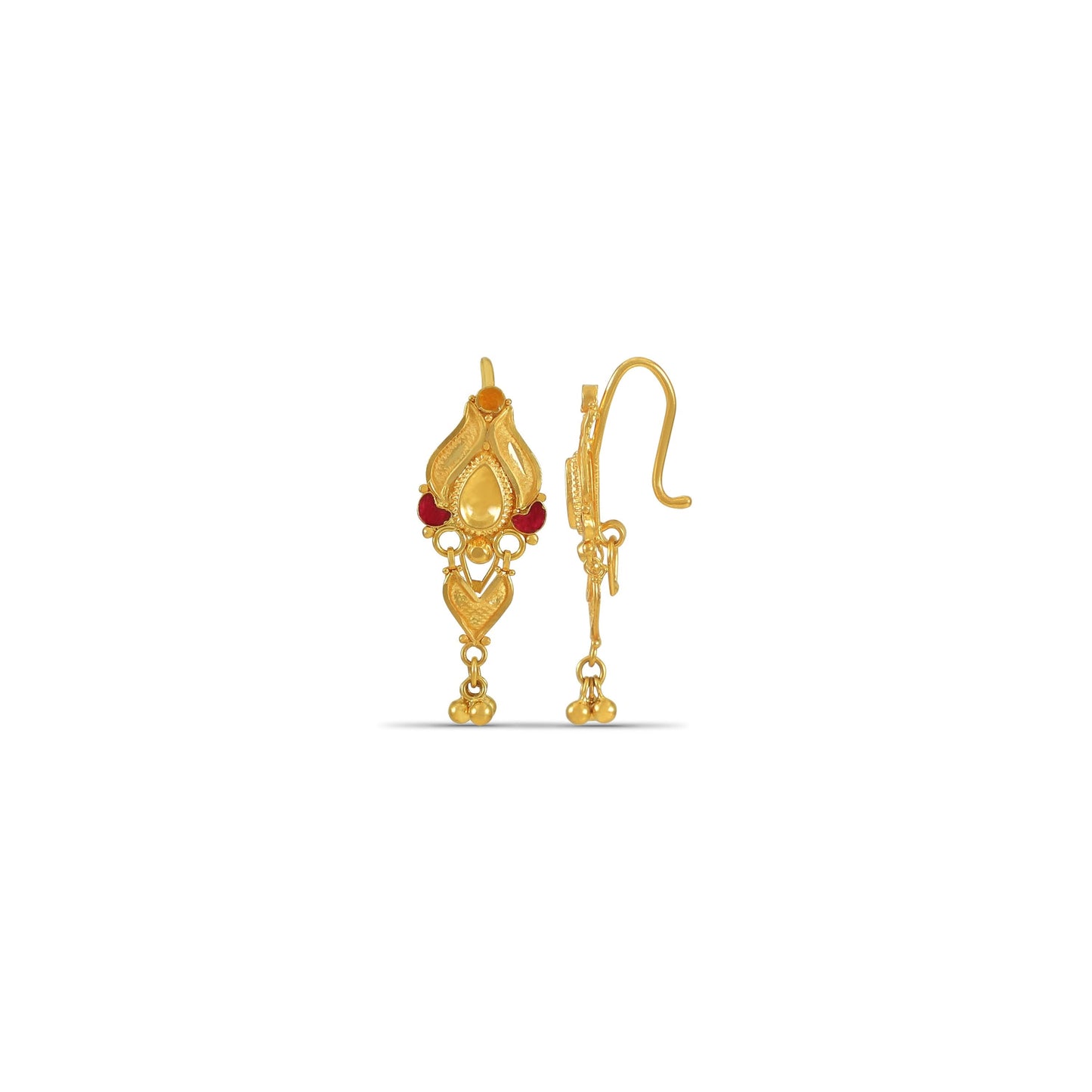 Sakshi Charming Gold Earrings