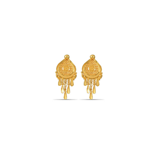 Shivi Regal Gold Earrings