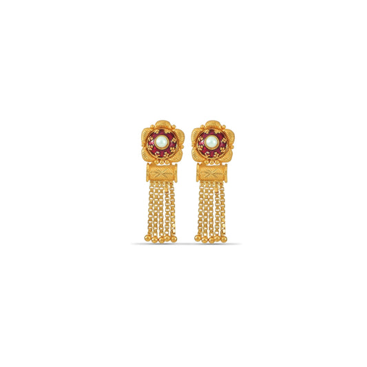 Chaya Stunning Gold Earrings