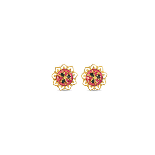 Afreen Regal Gold Earrings