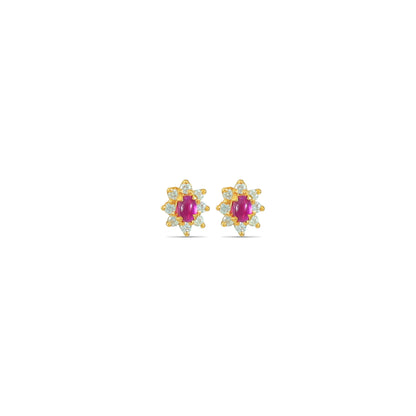 Sofia Pretty Gold Earrings