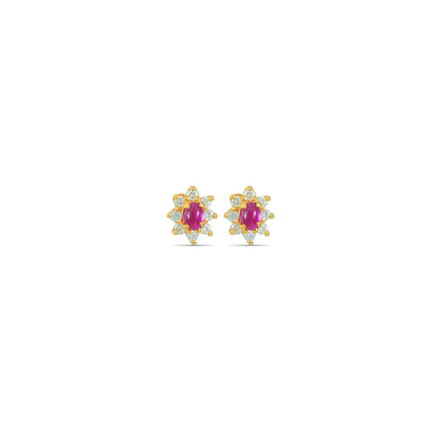 Sofia Pretty Gold Earrings