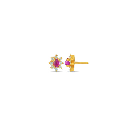 Sofia Pretty Gold Earrings