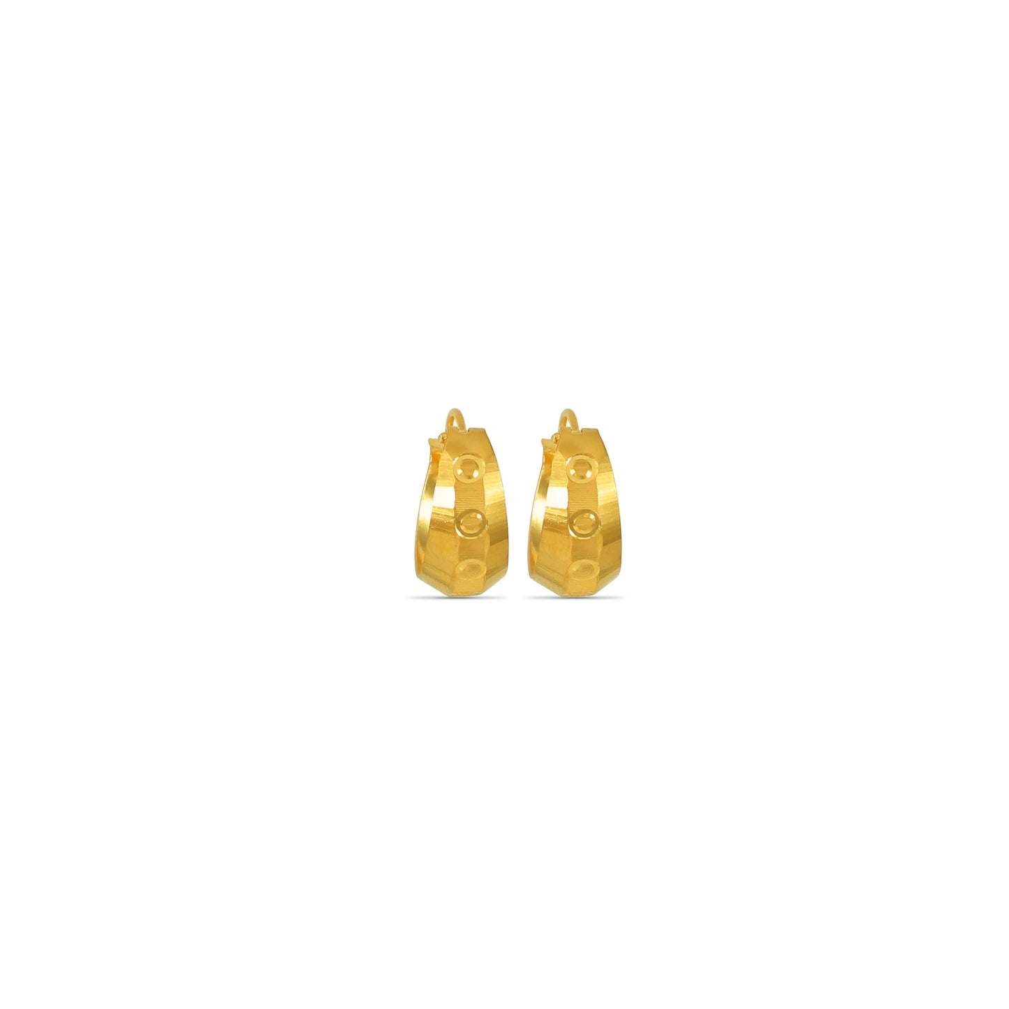 Nariva Classic Gold Earrings