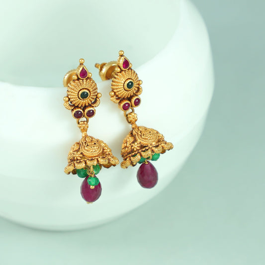 Parvika Charming Gold Earrings