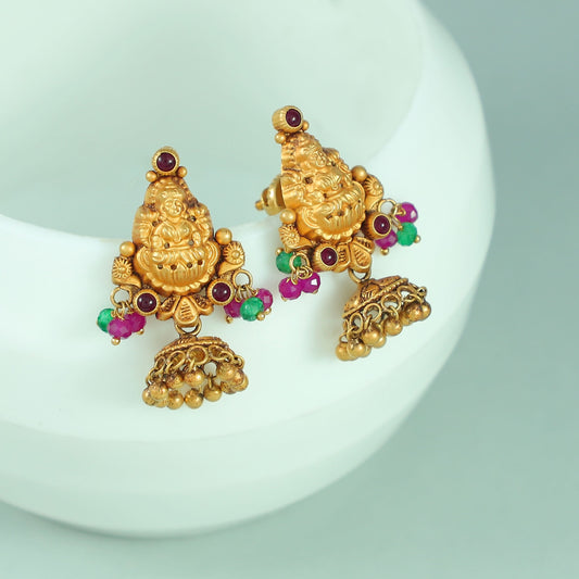 Mishika Traditional Gold Earrings