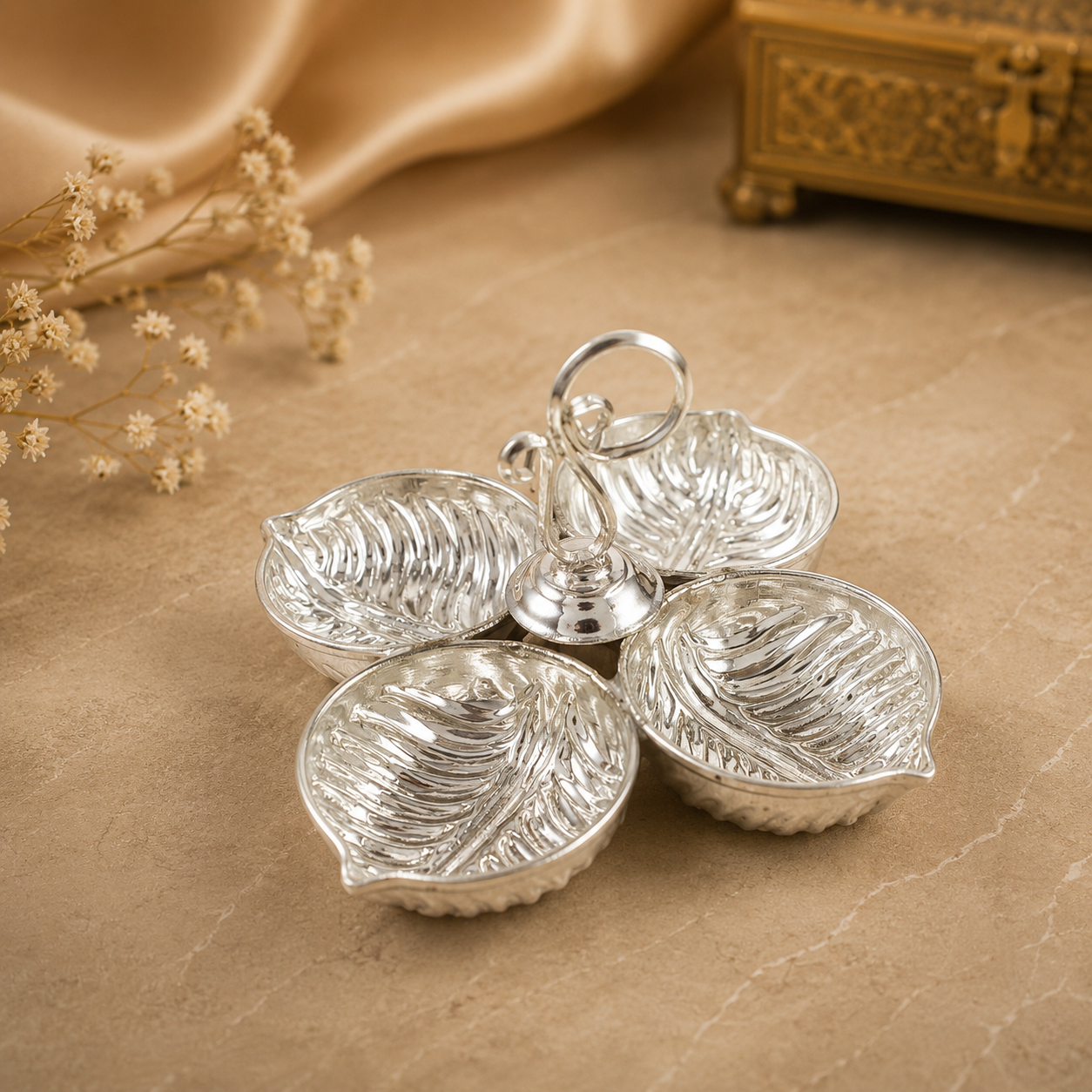 Classy Silver Multipurpose Holder