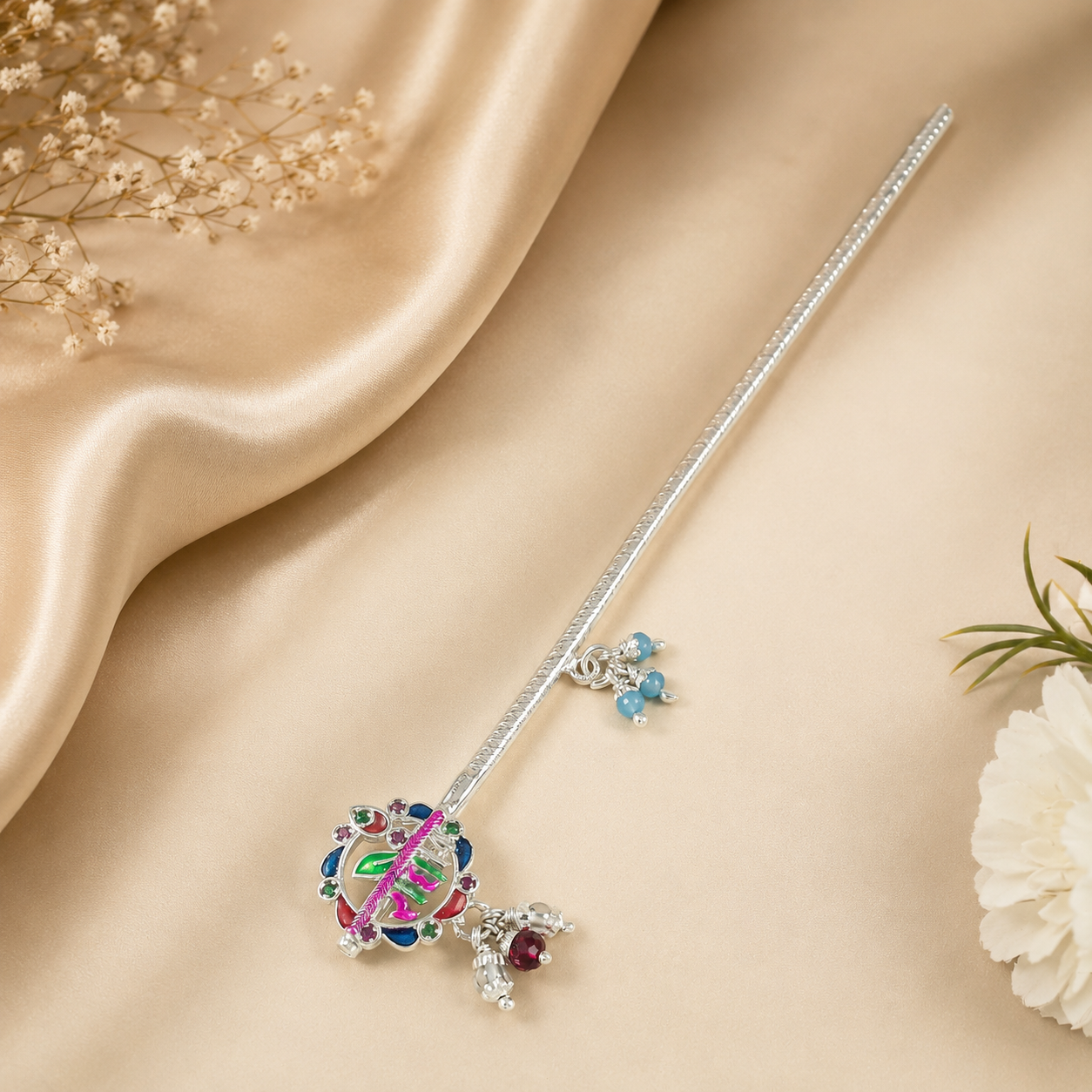 Eclectic Silver Bansuri