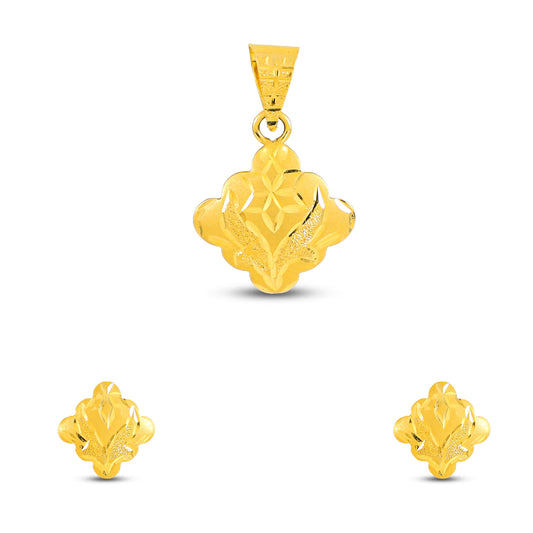 Rashika Pretty Gold Pendant Set