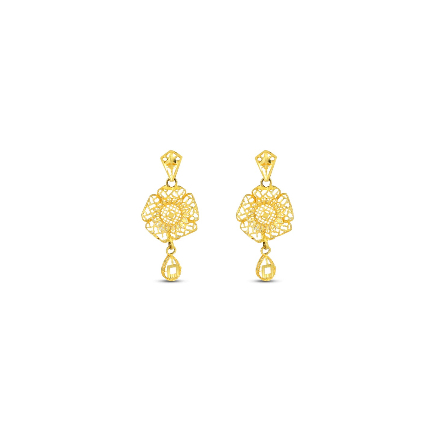 Shivika Stunning Gold Pendant Set