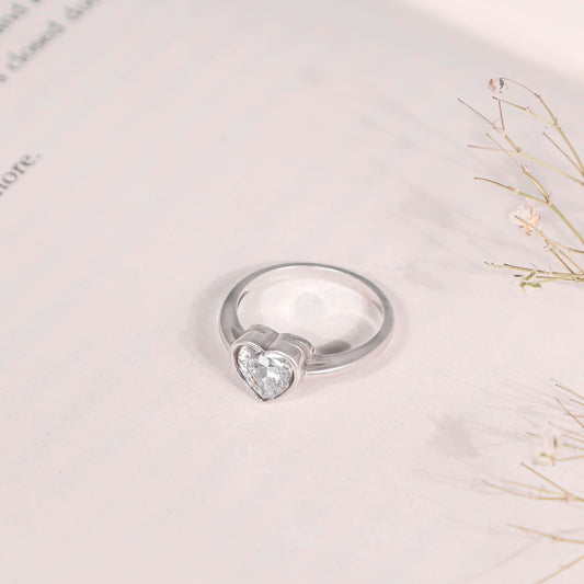 Kashvi Silver CZ Ring