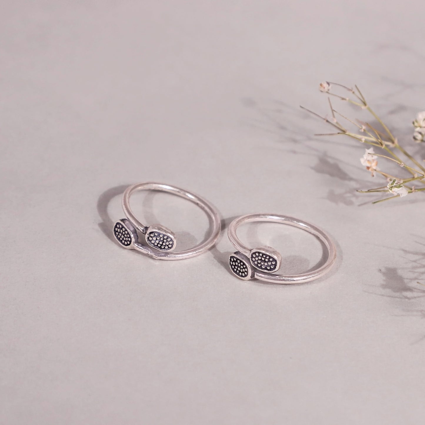 Avina Silver Toe Rings