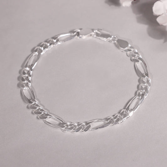 Ansh Silver Bracelet For Him