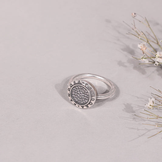 Malvika Gleaming Silver CZ Ring