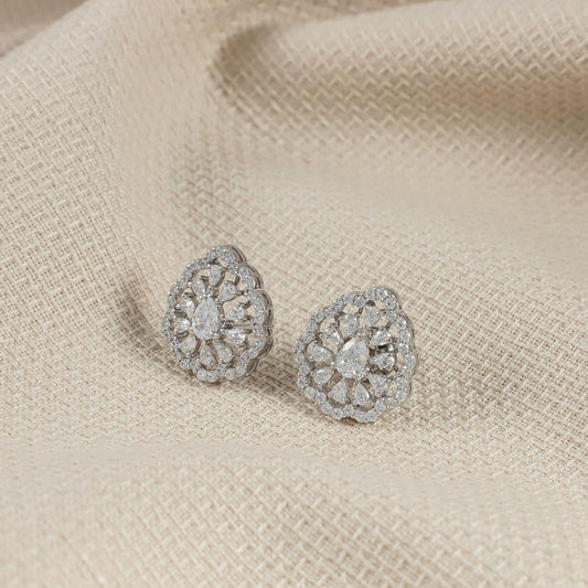 Ijaya Charming Silver Earrings