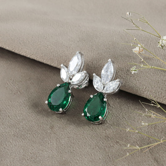 Hishita Charming Silver Earrings