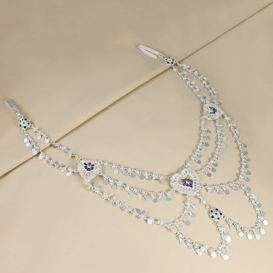 Pooja Silver Waist Chain