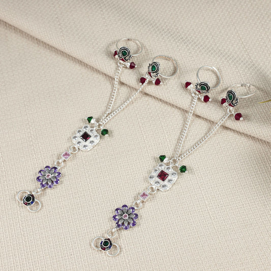 Jiya Silver Anklets