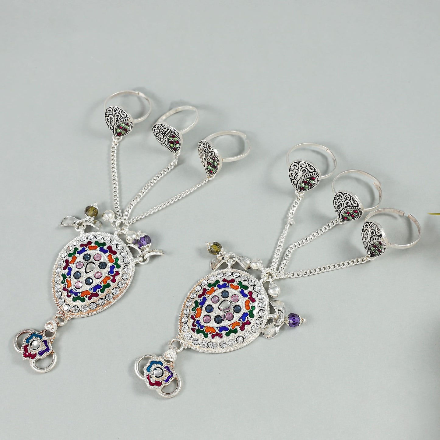 Kaveri Silver Anklets