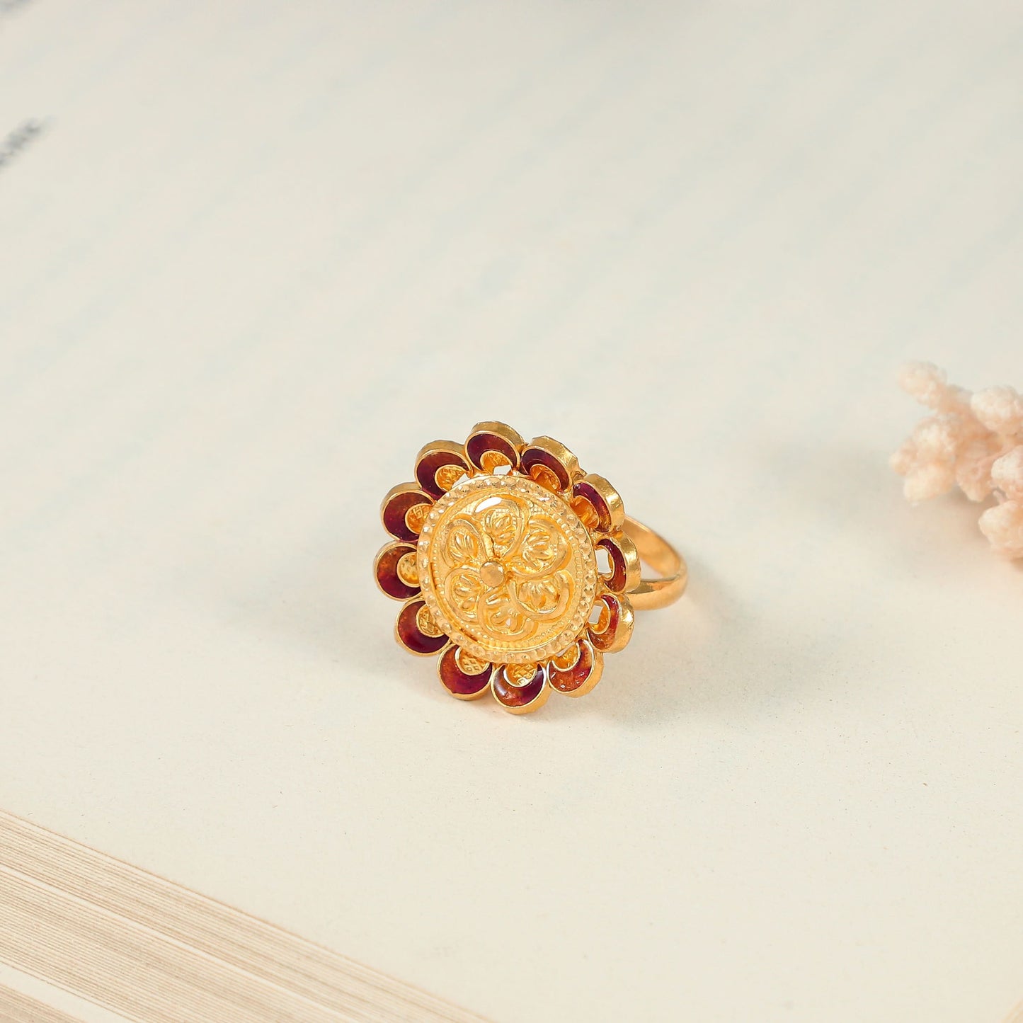 Janvi Dreamy Gold Ring