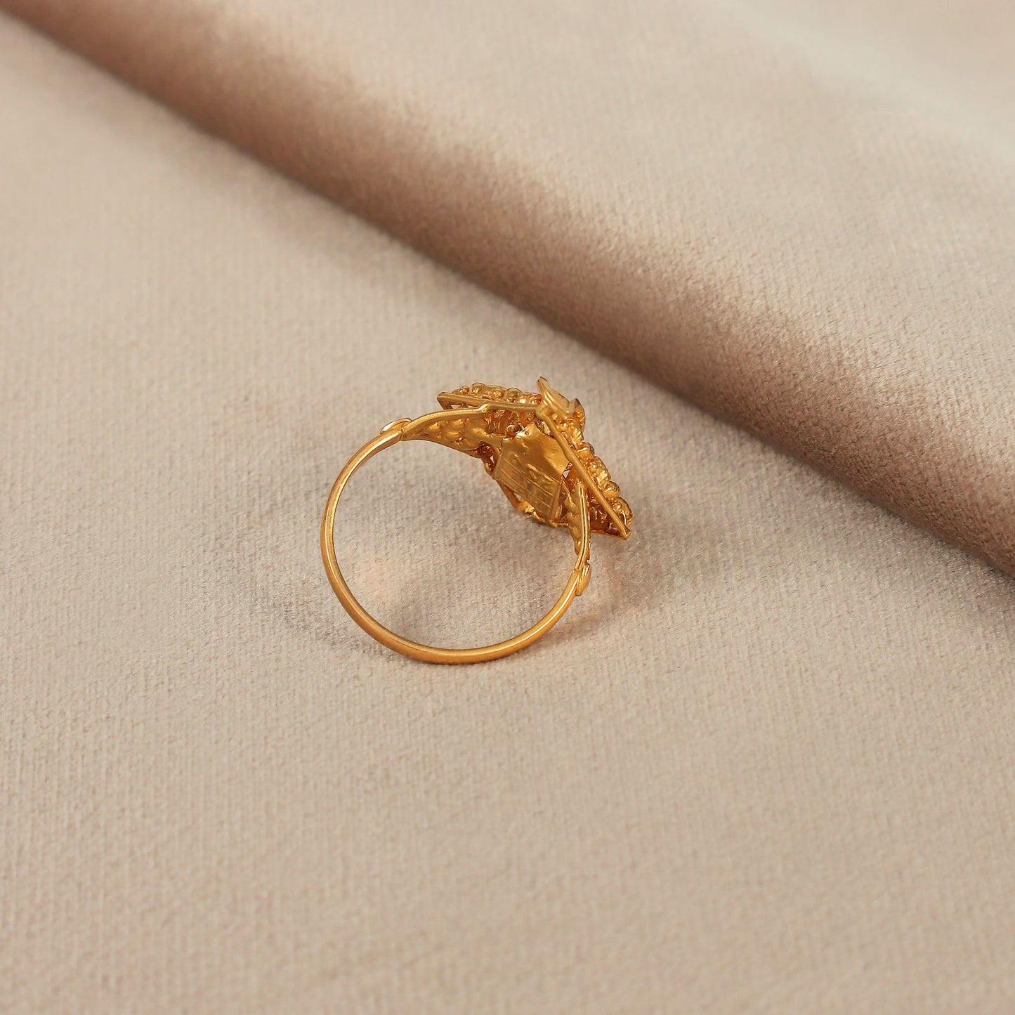 Gauri Regal Gold Ring