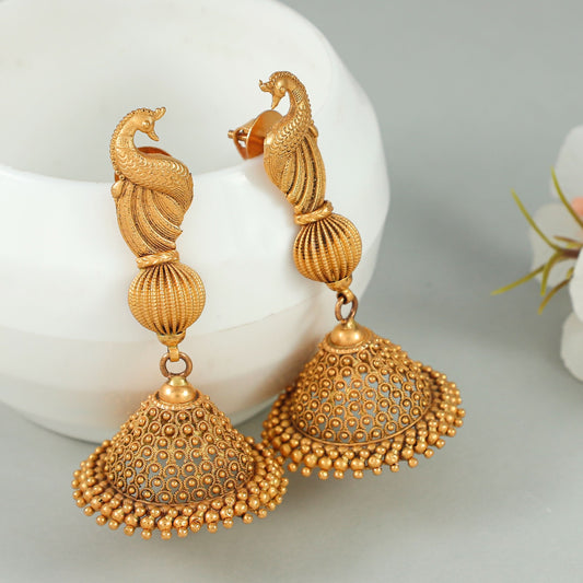 Nitya Beautiful Gold Earrings