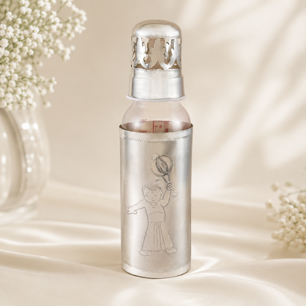 Soft Tuch Silver Baby Bottle