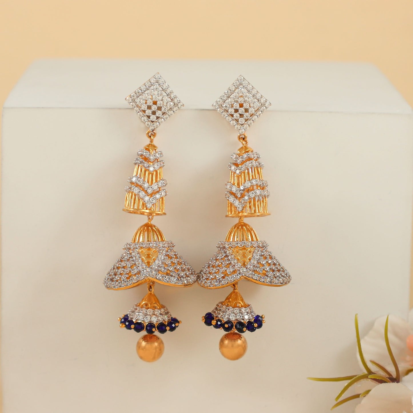 Ziya Splendid Gold Earrings