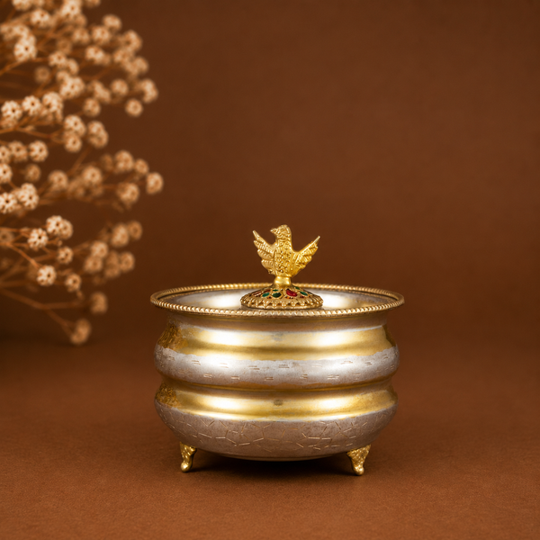 Classy Dual Tone Silver Bowl