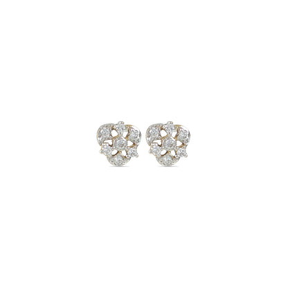 Kanika Dazzling Gold Earrings