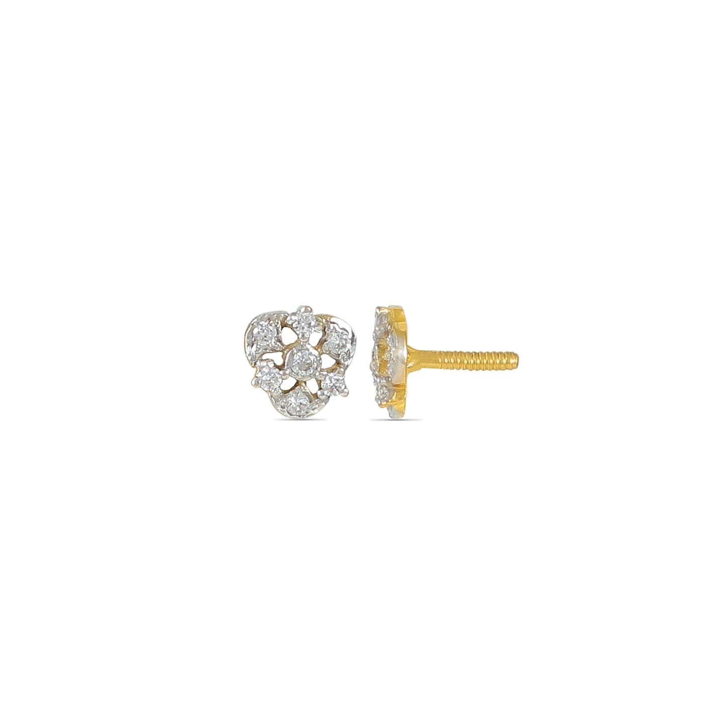 Kanika Dazzling Gold Earrings
