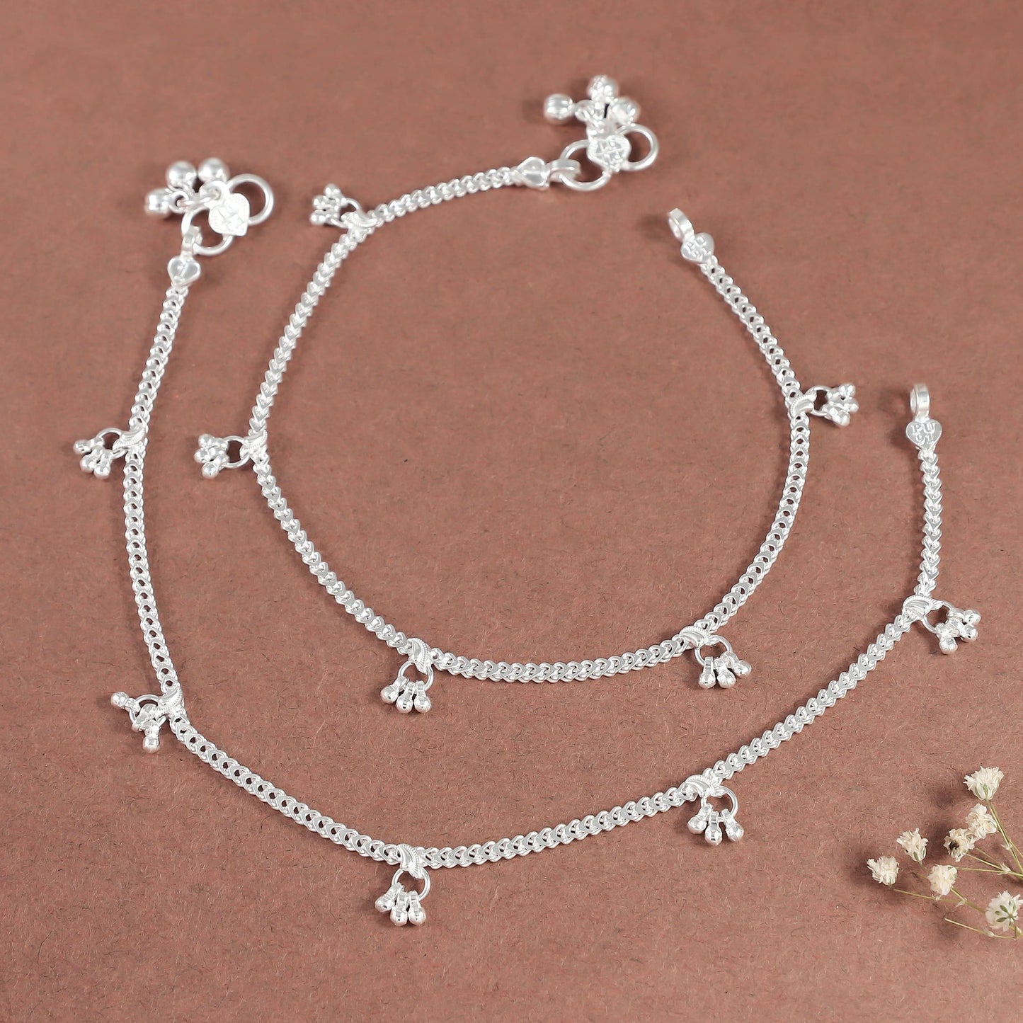 Zoe Silver Anklets