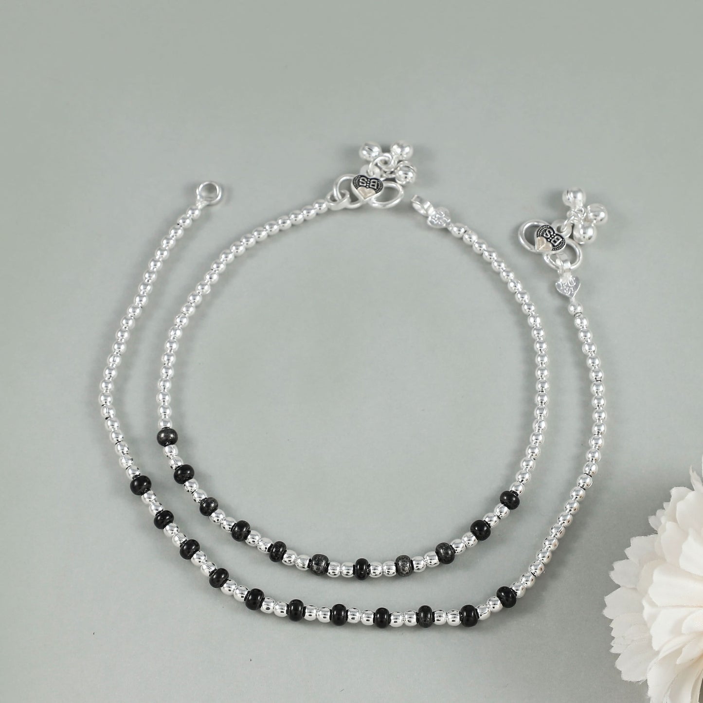 Amaya Silver Anklets