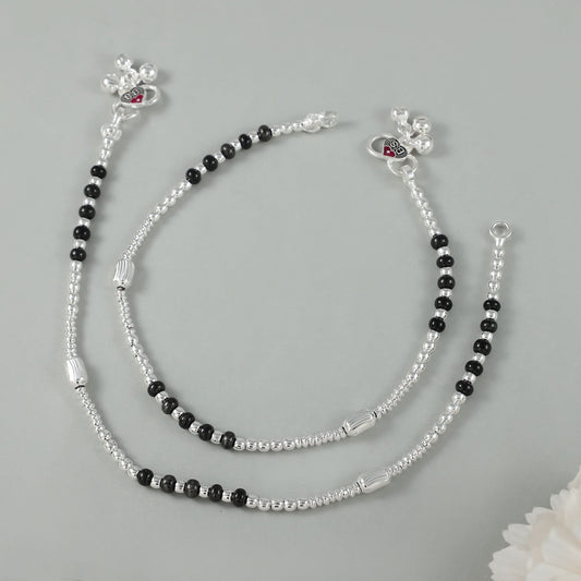 Mahika Silver Anklets